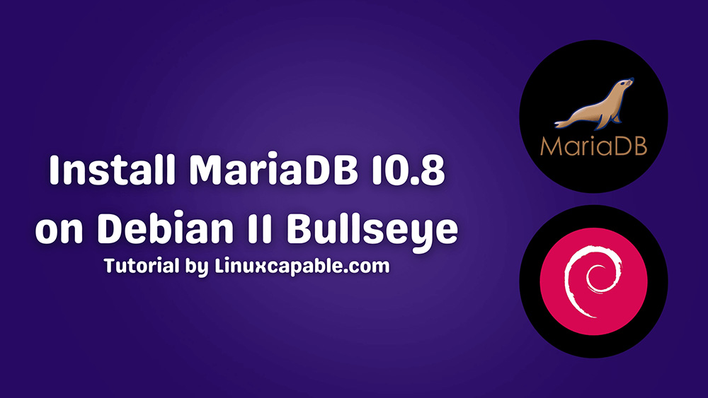MariaDB 10.8 install