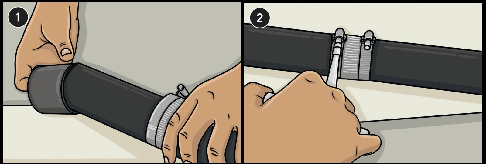 Joint Cast-Iron Pipe hubless coupling