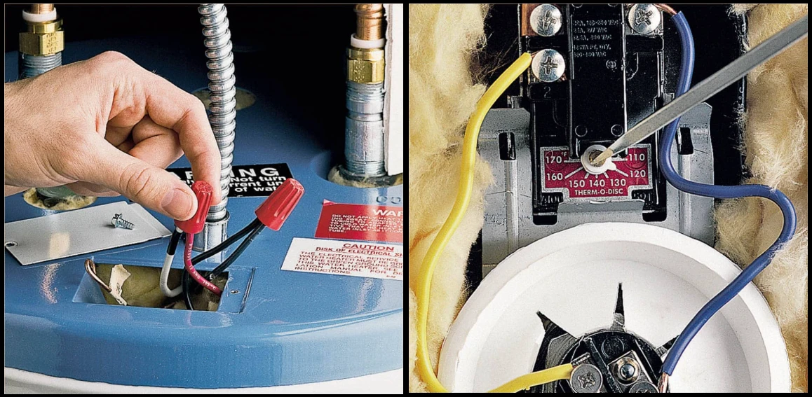 Electric Water heater hook up