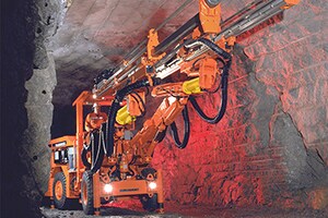 Helical Rotary Actuator on Mining Rock Drilling Machine Helps Reliability