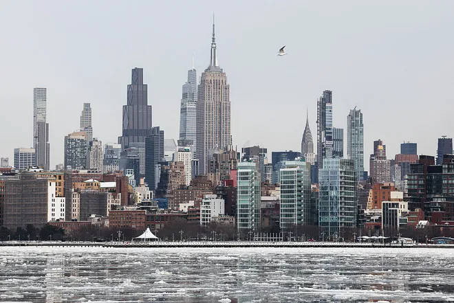Hudson River Icy Hudson River Icy